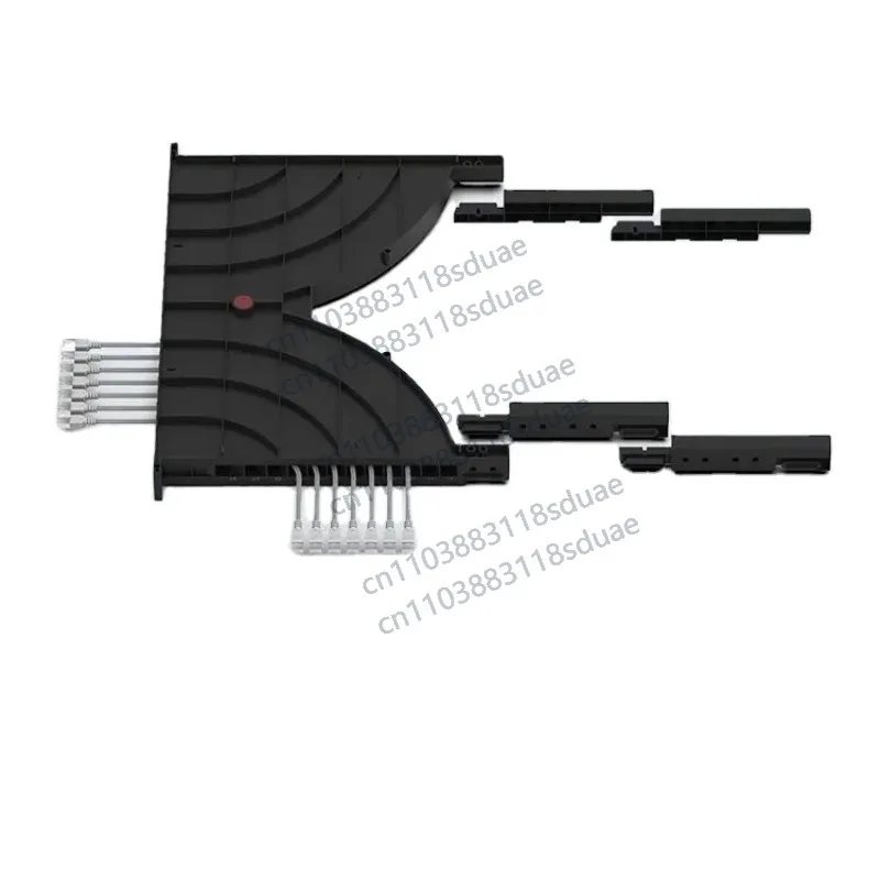 Channel Type Cable Management Tray 24-hole Cable Manager for Data Center Rack/Cabinet