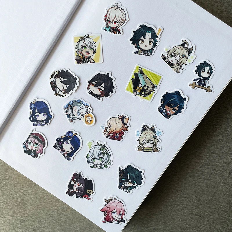 40pcs Genshin Impact Sticker KIRARA Raiden Shogun Yae Miko Xiao Kazuha Nahida— Perfect Funs of Game