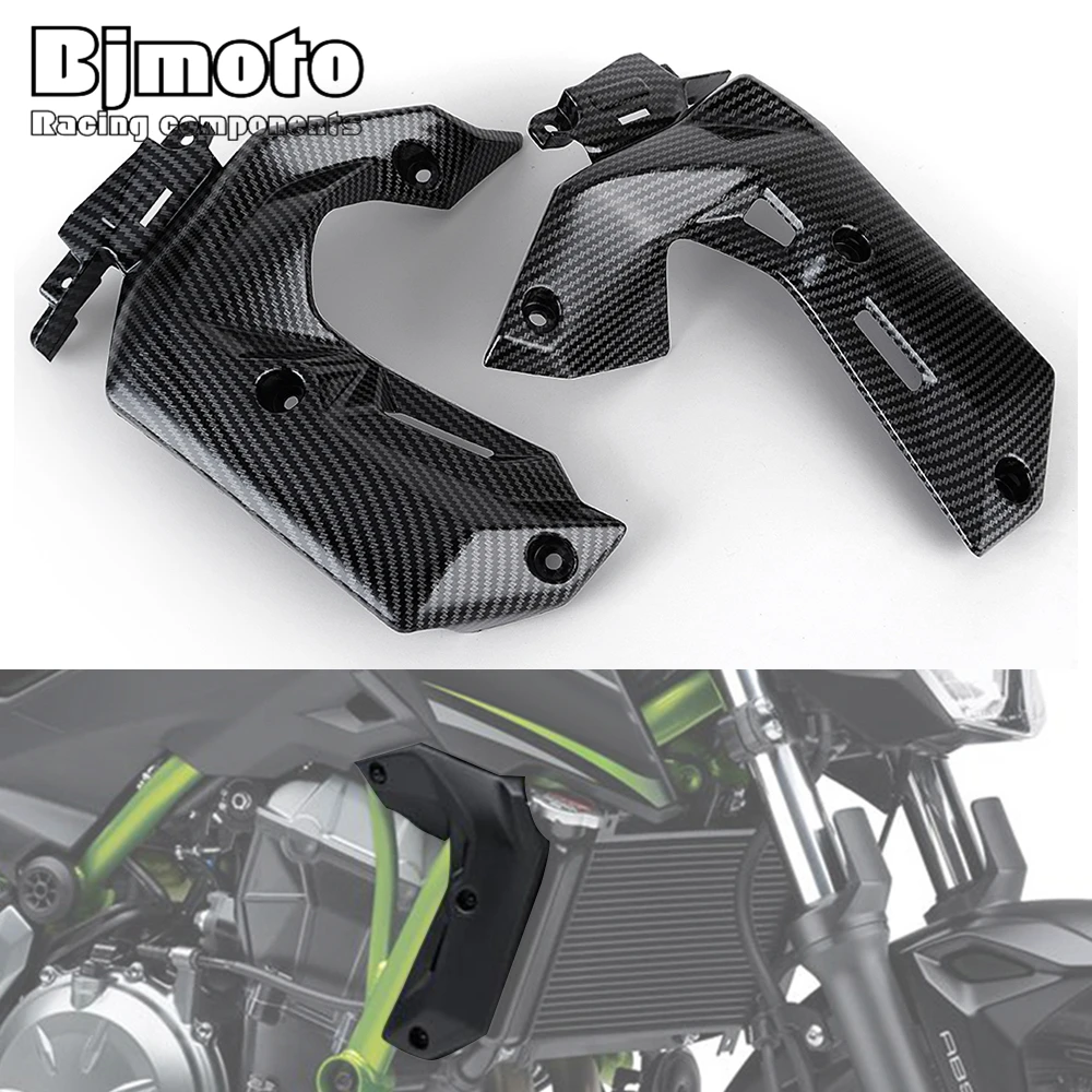 

Z650 Motorcycle Radiator Side Cover Cap Panel Fairing Guard Cover Fairing For Kawasaki Z650 Z 650 2017 2018 2019