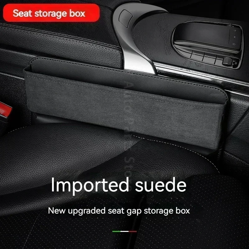 For Mazda 3 6 CX-3 CX-4 CX-5 CX-7 CX-9 Axela 6 Gh Gj Demio Bk BM/BNCar seat slot suede storage box Car leather storage bag