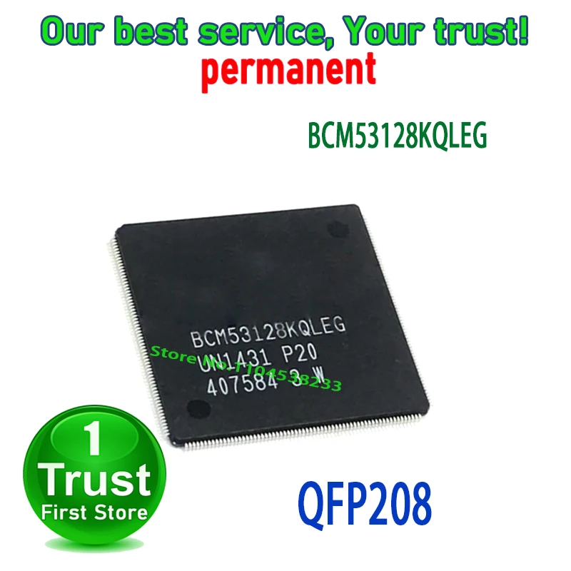 5PCS/LOT BCM53128KQLEG BCM53128  QFP208 NEW and Original in Stock