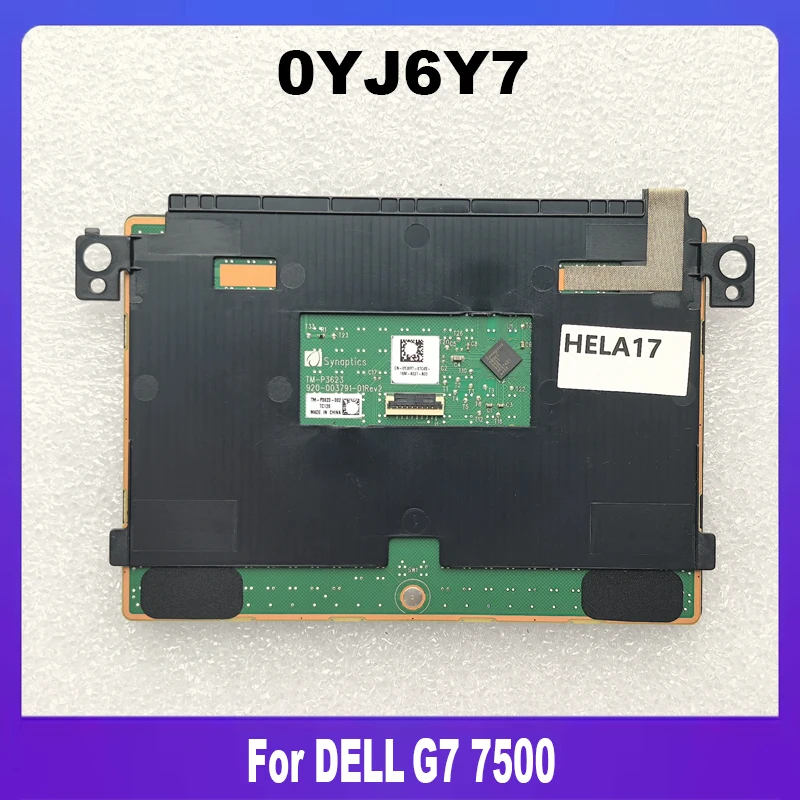 

Новый оригинальный 0YJ6Y7 для DELL G7 7500, сенсорная панель для ноутбука, кнопка мыши, плата CN-0YJ6Y7 YJ6Y7, 100% тестирование