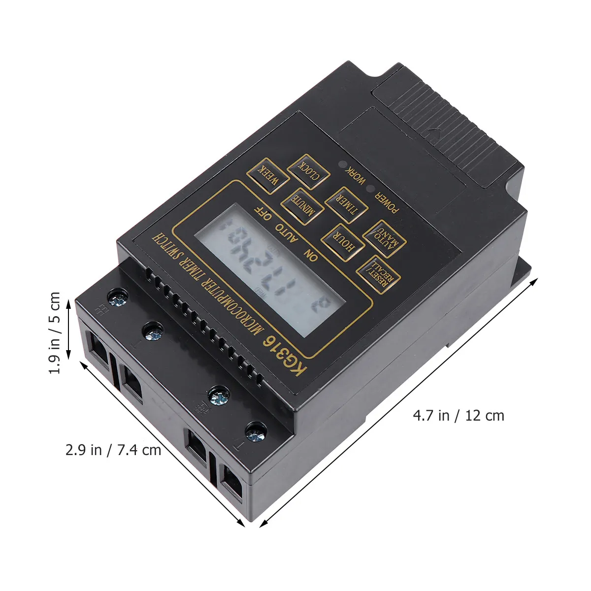 1Pcs 220V 30a Microcomputer Timer Switch Clear Screen Easy to Use Durable Time Control Accessory Microcomputer Timer view 6