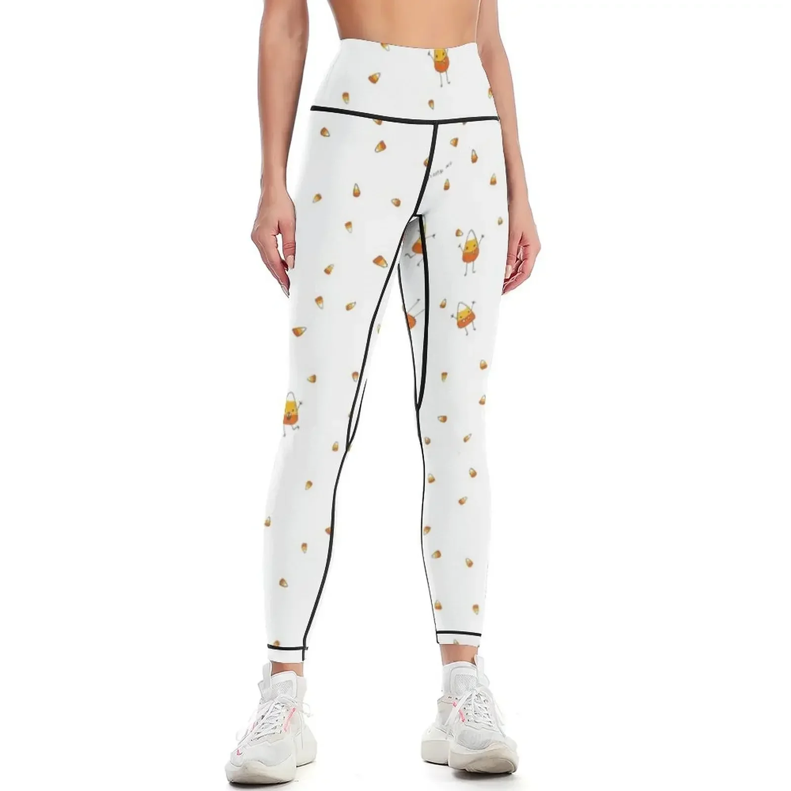 

Candy Corn Leggings for physical high waist sports for gym Legging sexy woman Womens Leggings