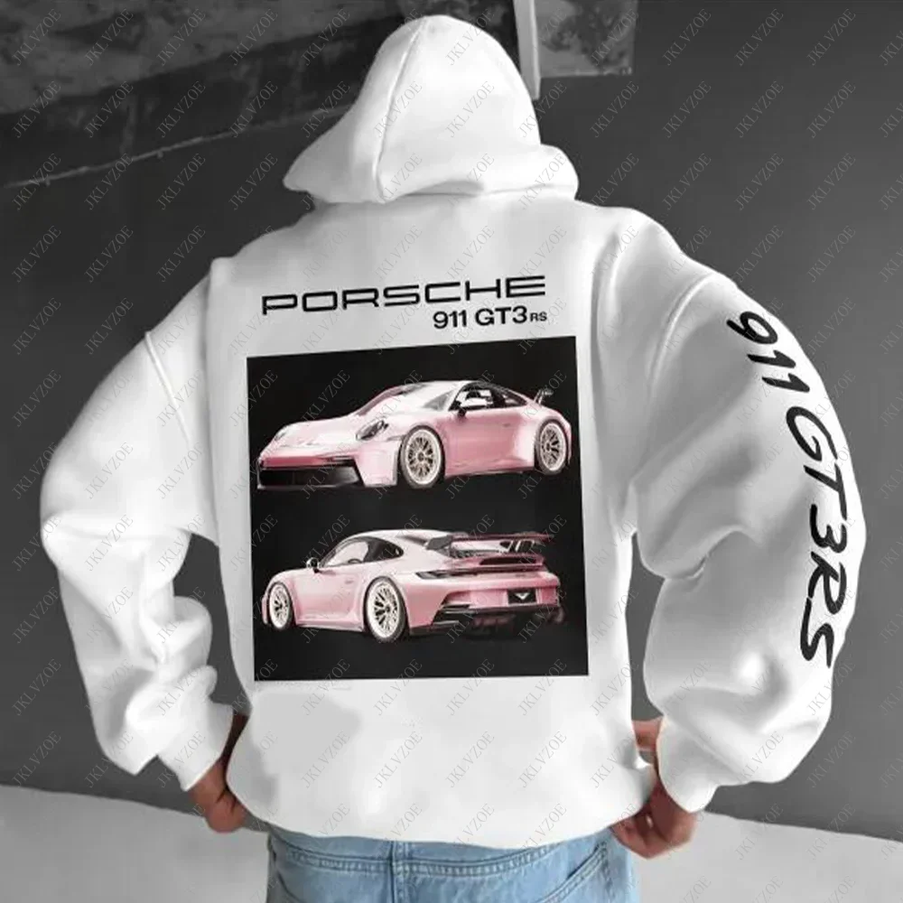 2024 Men Children Boys Top T Shirt Kids Racing F1 Casual Team Tee Clothes Sweatshirt Gift Formula Oversize Car 911 GT3RS Hoodie