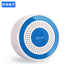 GauTone-Sensor de alarma de luz estroboscópica para sistema de alarma de seguridad, sirena inalámbrica, 85dB, 433MHz, Wifi, GSM