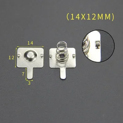YYT 20PCS Frühling blatt AA 12*12/26,5/27,5/28MM kontakt blatt batterie box positive und negative blätter 0,3 MM eisen + vernickelung
