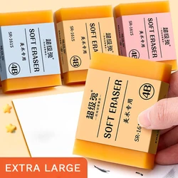 Extra Large No Smudge Soft Soap Rubber Eraser for B 2B 3B 4B Drawing Sketch Pencils for School Office Art