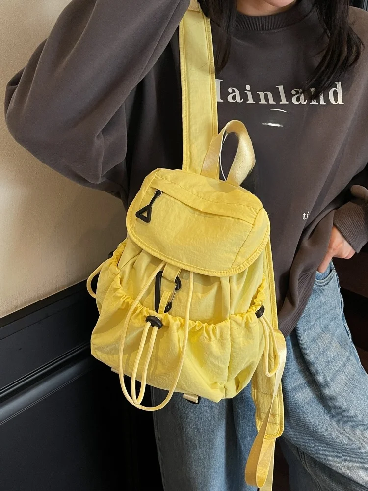 

Casual Summer Handheld Bapa Women's 2025 New Sle Large Capaci Commuter Double oulder Bag Simple Student Bookbag