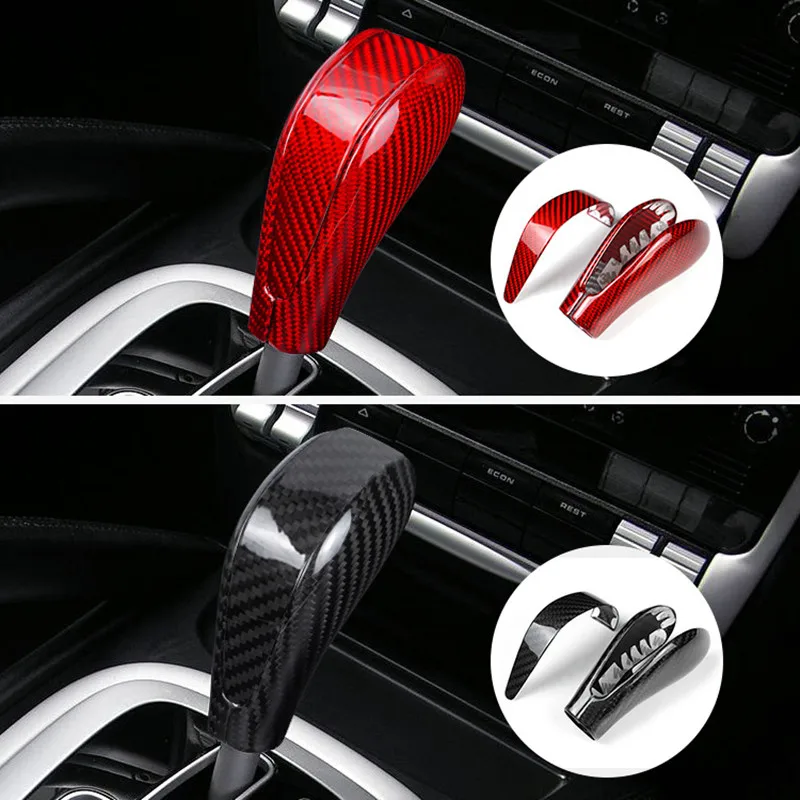 

Car Shifter Cover Carbon Fiber Shifter Header Cover For Porsche Cayenne 2004 2005 2006 2007 2008 2009 Auto Accessories