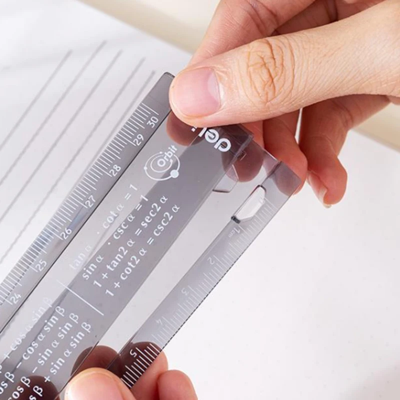 ไม้บรรทัดพับได้สำหรับเด็กเครื่องเขียนน่ารักนักเรียนไม้บรรทัดเครื่องใช้สำนักงานของนักเรียน30ซม.