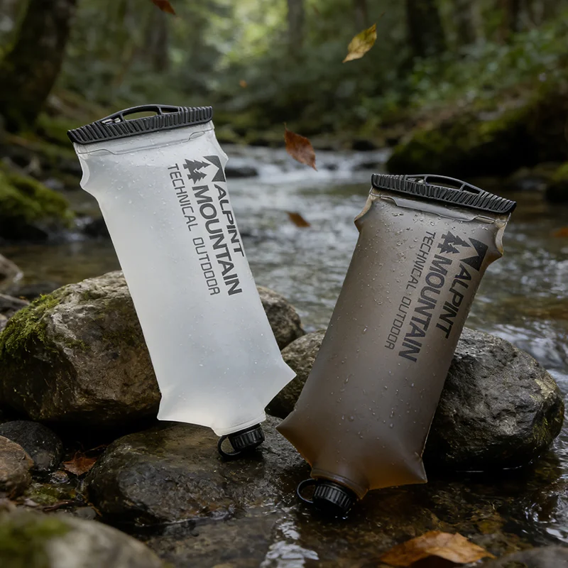 2L Water Collection and Filtration Bag Hydration Bladder BPA-Free Leak Proof Durable Water Reservoir 28mm Neck TPU Material
