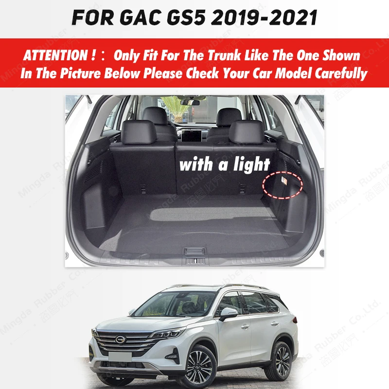 Tappetino per bagagliaio a copertura totale automatica per GAC Trumpchi GS5 2019-2021 20 accessori per la protezione degli interni del Pad di