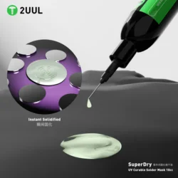 2UUL SC55 10CC SuperDry UV Curable Solder Mask For Mobile Phone Repair Jumping Wire Quick Dry Curing Welding Paste Flux Oil Tool