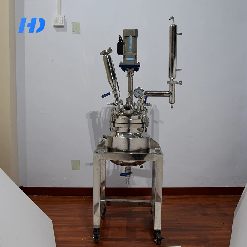 Réacteur de mélange en acier inoxydable 5L pour synthèse chimique et réaction catalytique