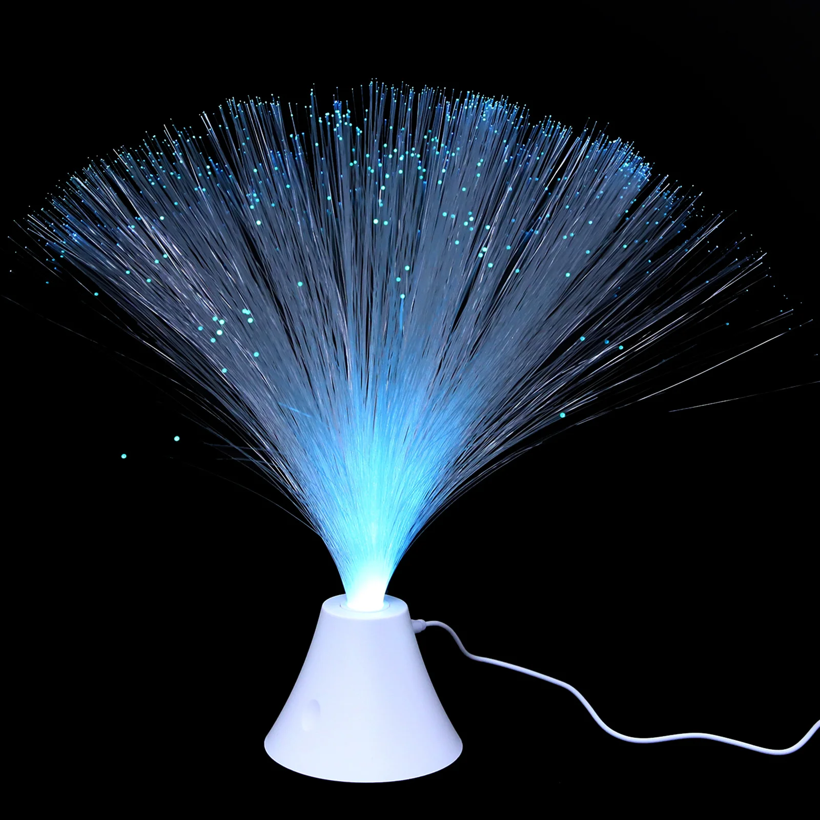 الألياف البصرية ضوء USB اللون تغيير مصباح الليل الزخرفية المحيطة الحسية ضوء تهدئة المزاج مصباح لغرفة النوم والمنزل