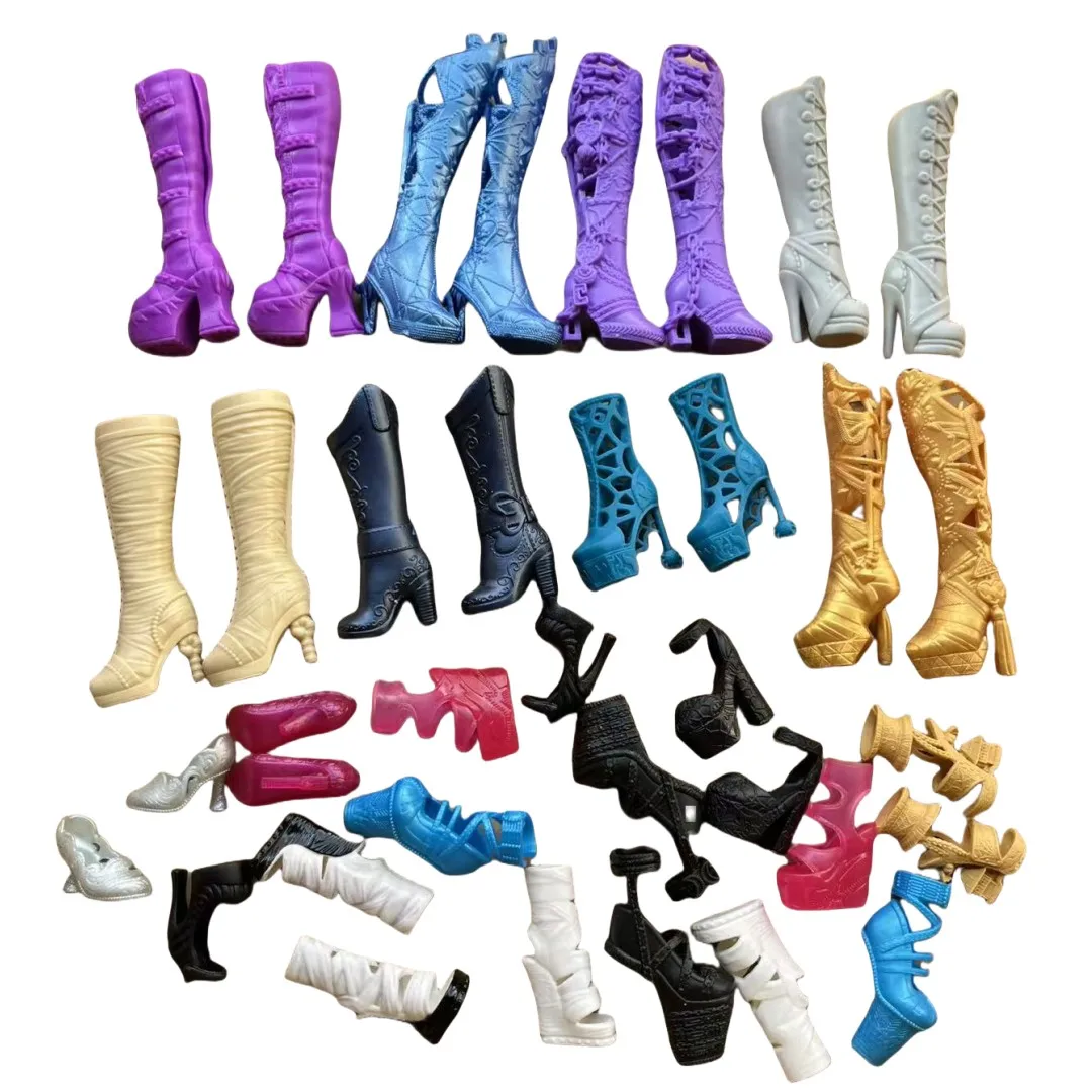 Sandalias y Botas para Muñecas, Accesorios para Muñecas 1/6, Decoración DIY, Accesorios de Vestir Coloridos para Muñecas, Accesorios Personalizados para Muñecas
