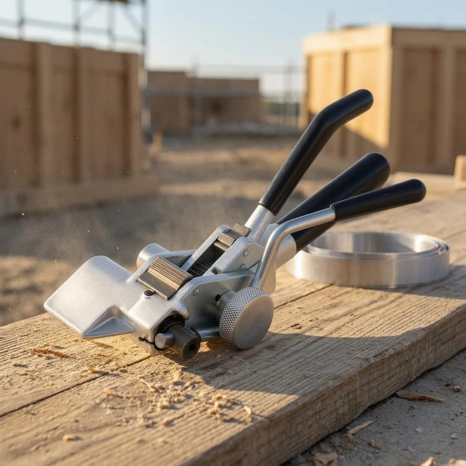 Picture 4: Stainless Steel Strapping Tool Adjustable Knob Steel Strapping Tensioner Strap Cutter Clamp Compact Hardware Equipment