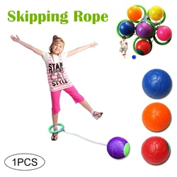 Classical Jump Colorful Ankle Skipping Ball Toy Outdoor Fun Sports Exercise Coordination Force Reaction Training Swing Ball Toy