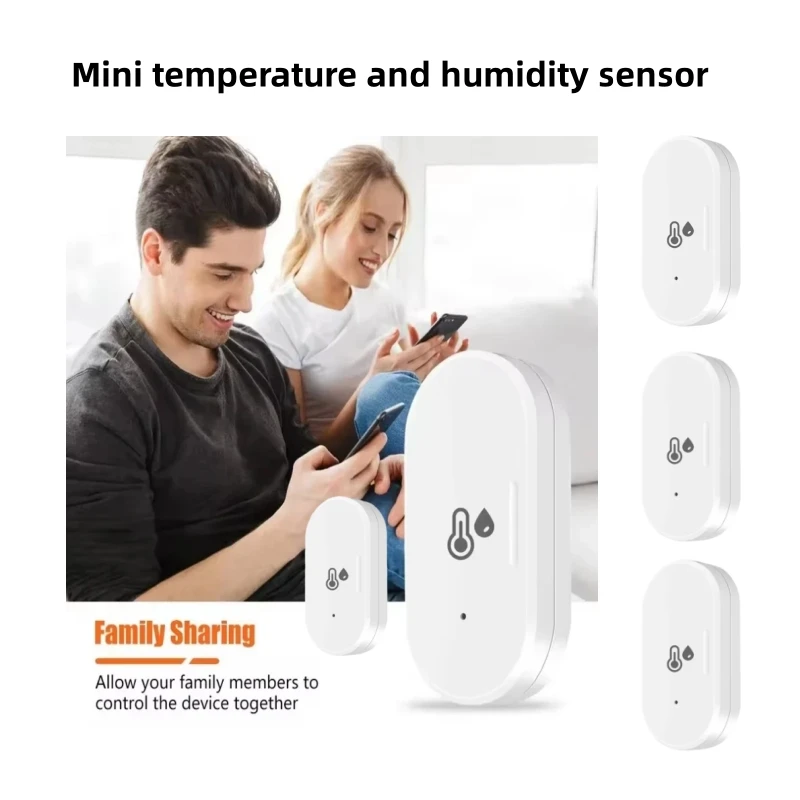 5/3/1pcs Zigbee Smart Temperature Humidity Sensor SmartLife Smart Home APP Control Thermometer For Alexa Google Assistant