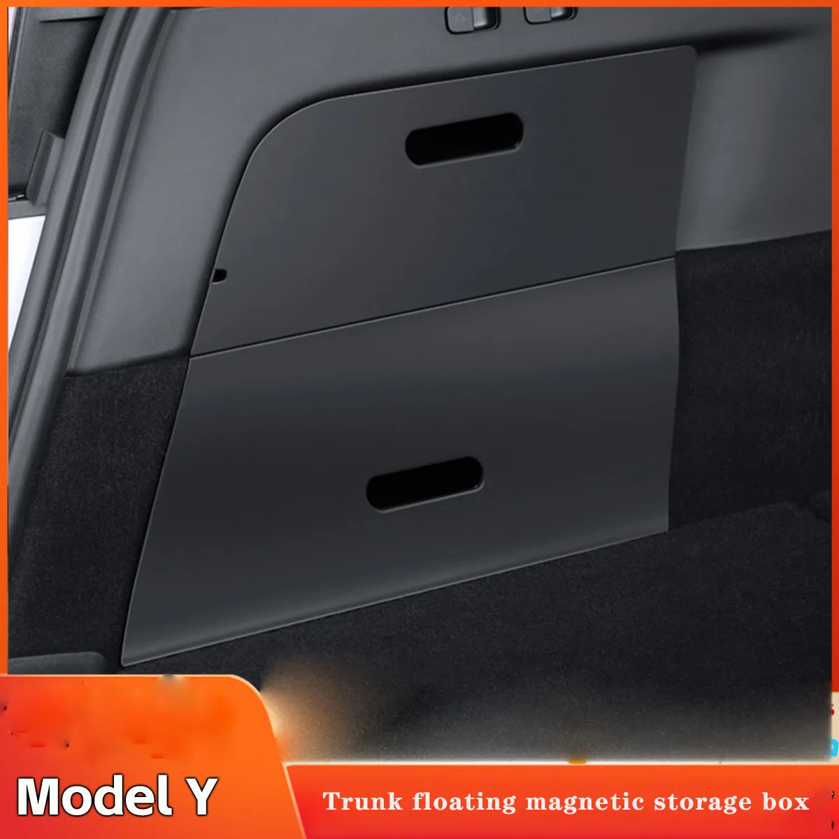 The New Trunk Side Storage Compartment Pulls Out The Car Storage Accessories Magnetically