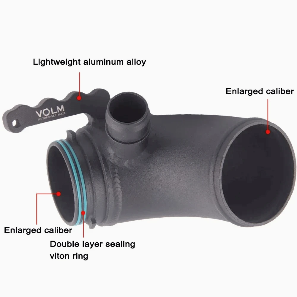 

AC-Turbo Muffler Delete Turbo Inlet Outlet Upgrade Pipes For Golf 7 Audi A3 8V S3 S1 TT Leon EA888 Gen3 1.8T 2.0T