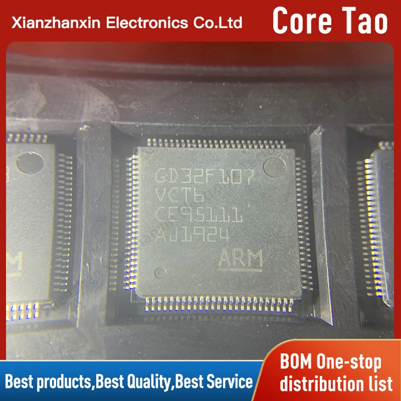 

1PCS/LOT GD32F107VCT6 GD32F107 107VCT6 LQFP100 Microcontroller chips in stock