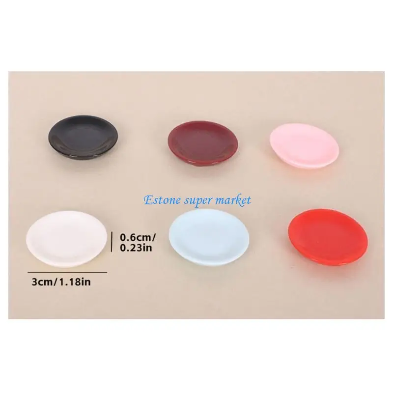 

090B 3 Set Miniature Coffee Cup And Saucer Dollhouses Accessories Pretend Play Construction