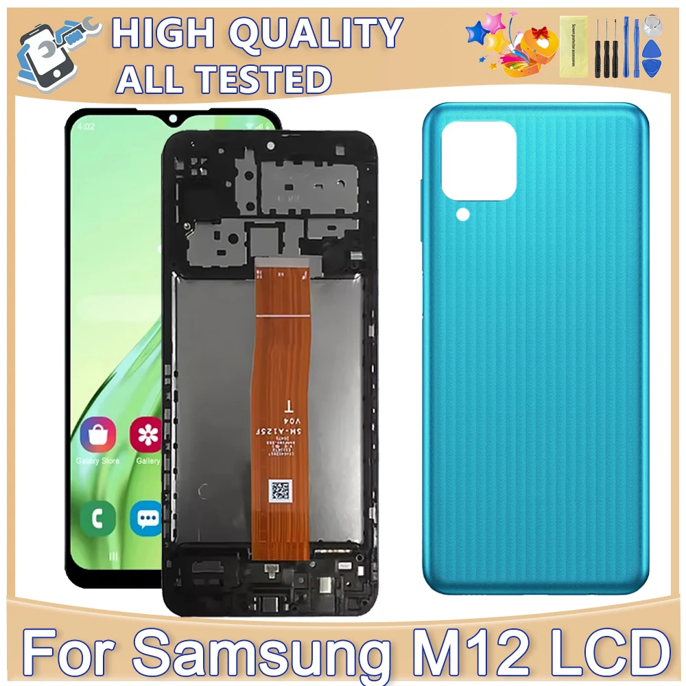 

6.5"LCD For Samsung Galaxy M12 LCD Display Touch Screen Digitizer With Frame For Samsung M12 M127 LCD Screen Replacement