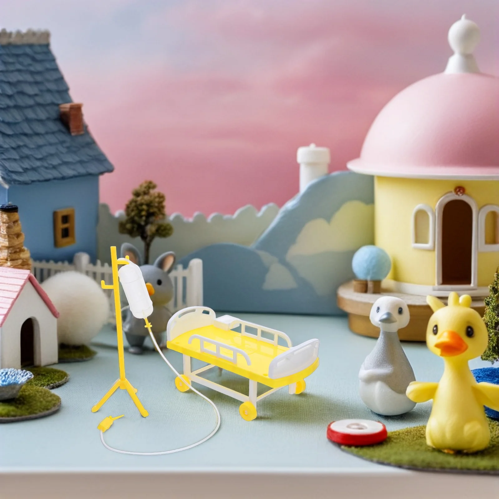 1 conjunto de fingir jogar kit médico realista para crianças habilidade cognitiva construção portátil hospital role play em casa