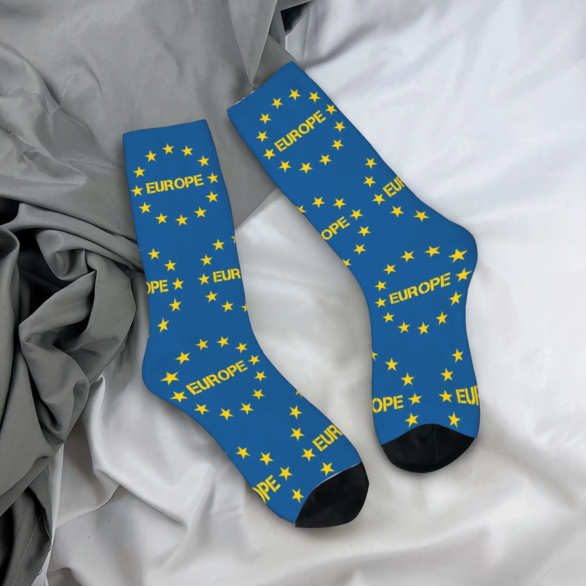 Unisex Make Europe Great Again mega Socks Super Soft Funny Happy  Socks Harajuku Merch Middle Tube Socks Small Gifts