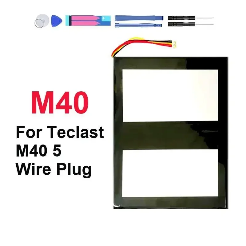 

8000mAh High-Capacity Replaceable For Teclast M40 5 Wire Plug Tablet Battery