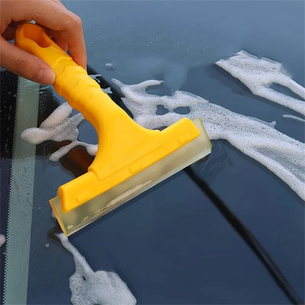 Car Silicone Water Wiper Scraper Blade Squeegee Vehicle Soap Cleaner For Auto Windshield Window Washing Cleaning Accessories