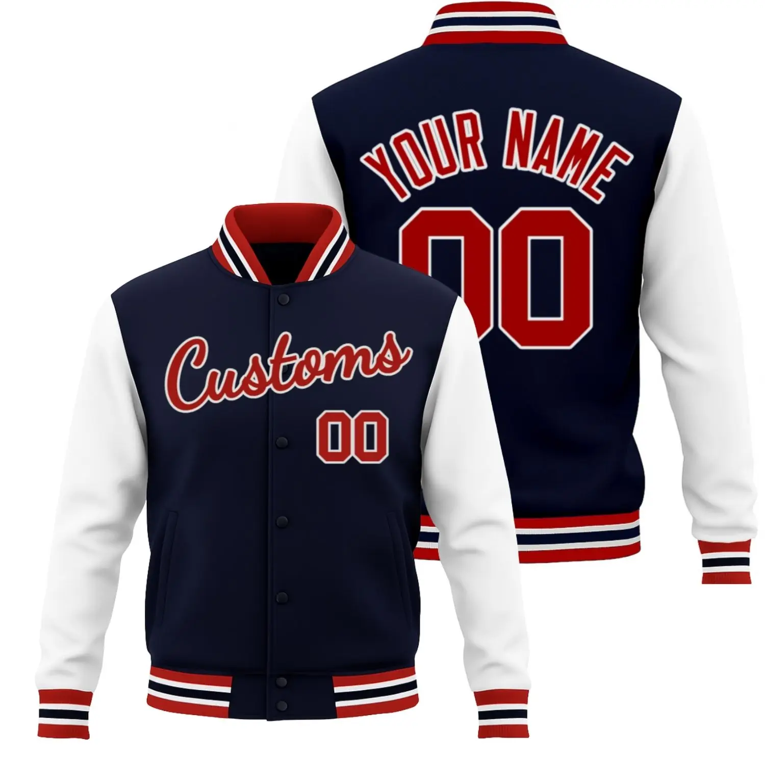 

Флисовая бейсбольная куртка с карманами в стиле хип-хоп с принтом вашего изображения/логотипа, крутой рождественский подарок