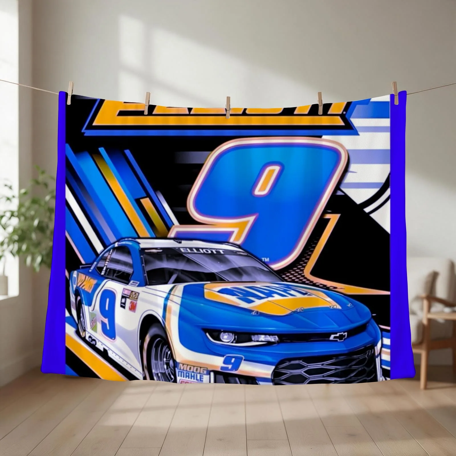 Chase elliott Throw Blanket couch cozy soft plush fuzzy picnic outdoor blanket