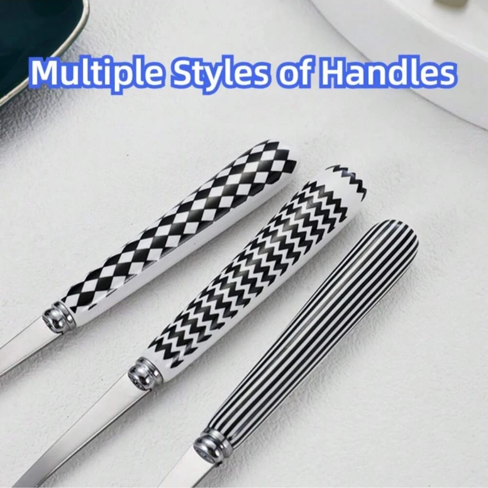 3Pcs Stainless Steel Silverware Set Knife Spoon Fork Tableware Cutlery Utensils Kitchen Restaurant Thanksgiving Christmas Gift