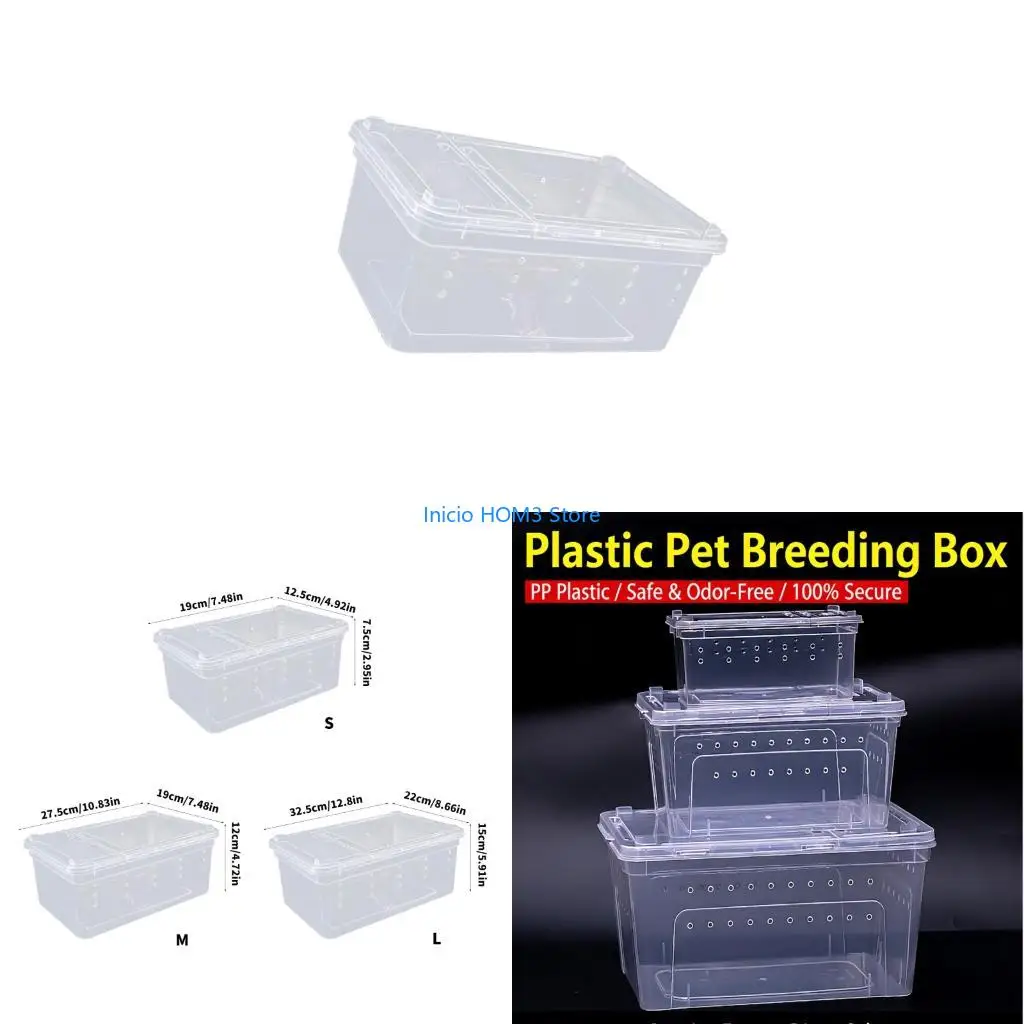 A5YD Professional Reptiles Breeding Tanks with Removable Waste Collection Drawer