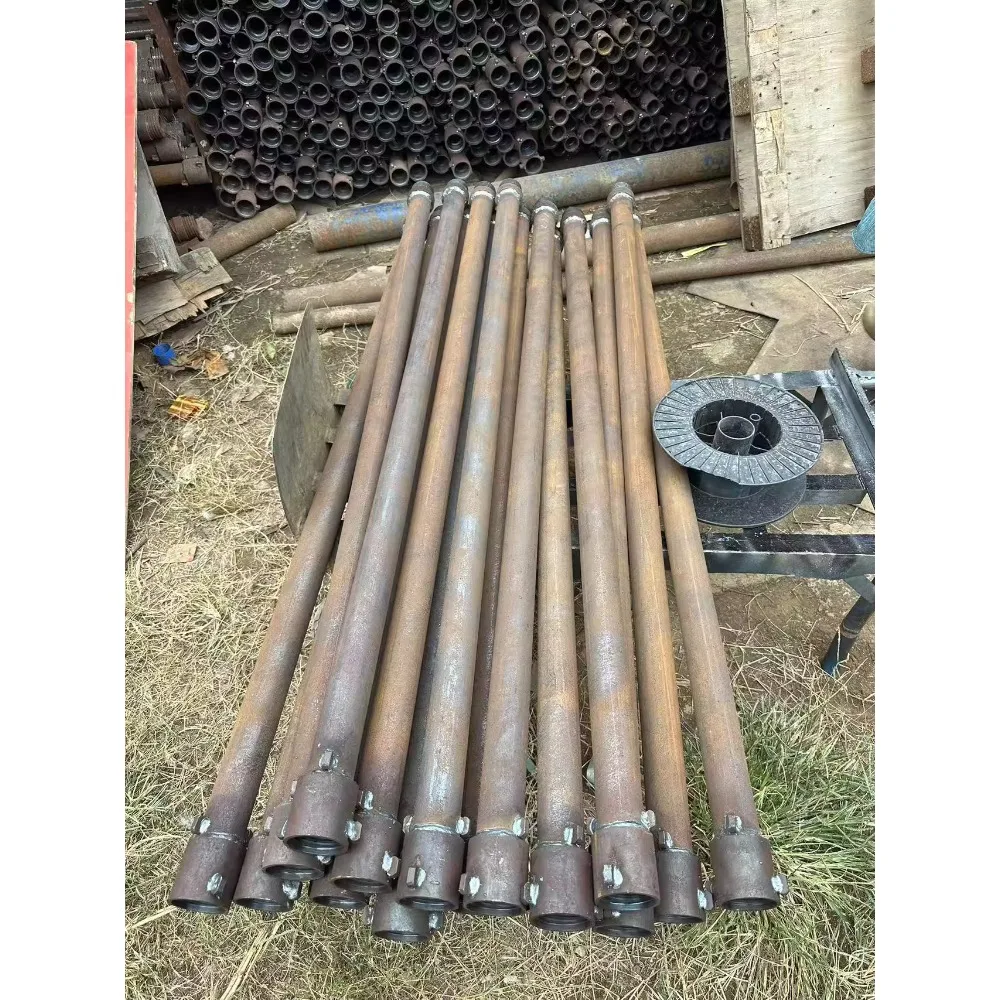 Thickened thick wire drilling rig with drill bit special drill rod