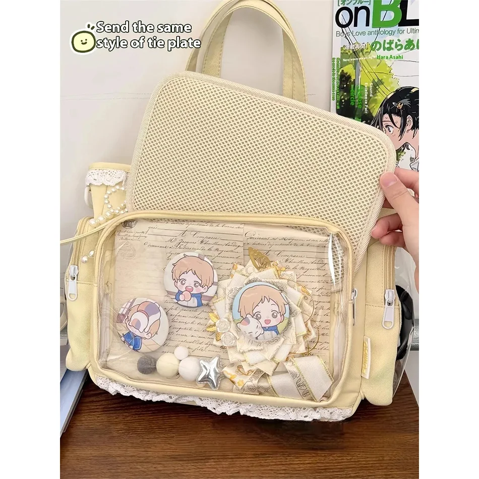 Ballet Girl Large Appetite Itabag Japanische zweidimensionale Umhängetasche als Geschenk für Freunde, Damenhandtasche – Detail 2