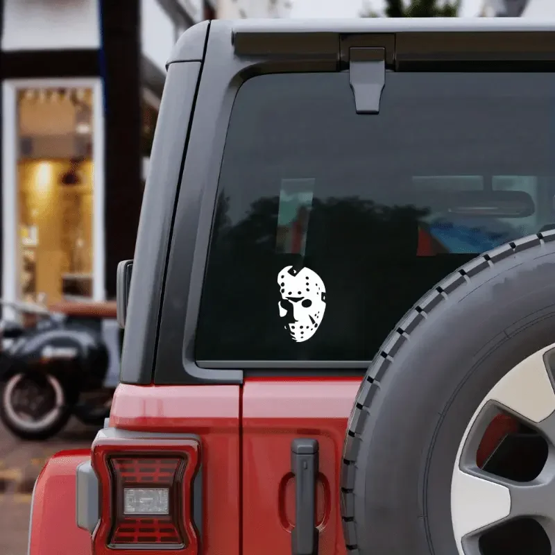 Horror Face Vinyl Car Laptop Window Stickers Die Cut Decals