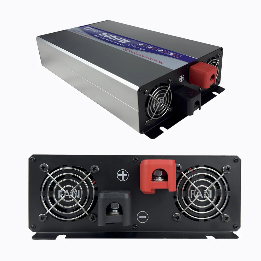 Inverter a onda sinusoidale pura DC 12V 24V 48V 60V a AC 220V 110V 50HZ 60HZ Car Home 5000W 6000W 8000W convertitore Inverter solari