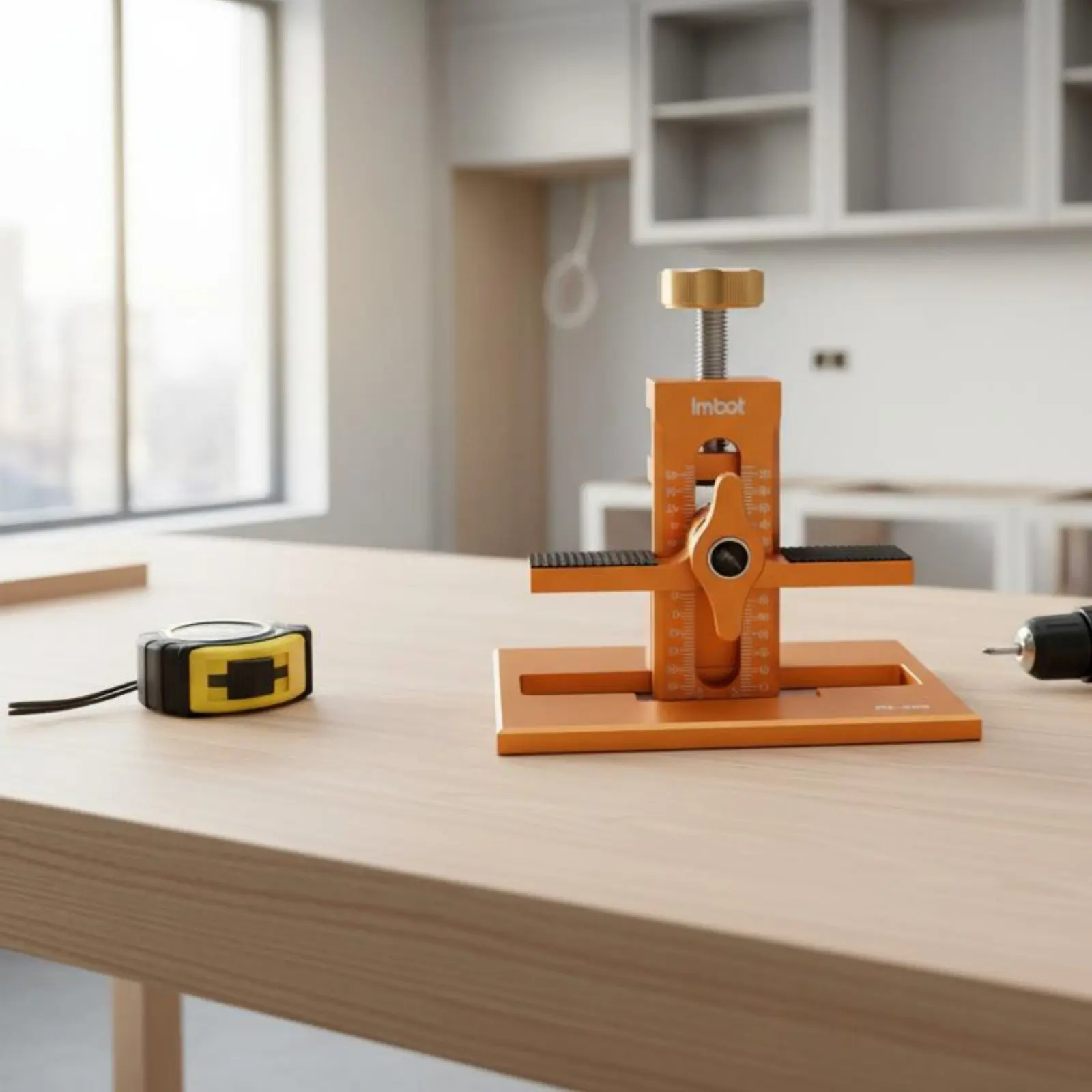 

Cabinet Door Aligner Easy to Install Cabinet Door Jig Drill Guide Jig Accurate Alignment Stable and Adjustable
