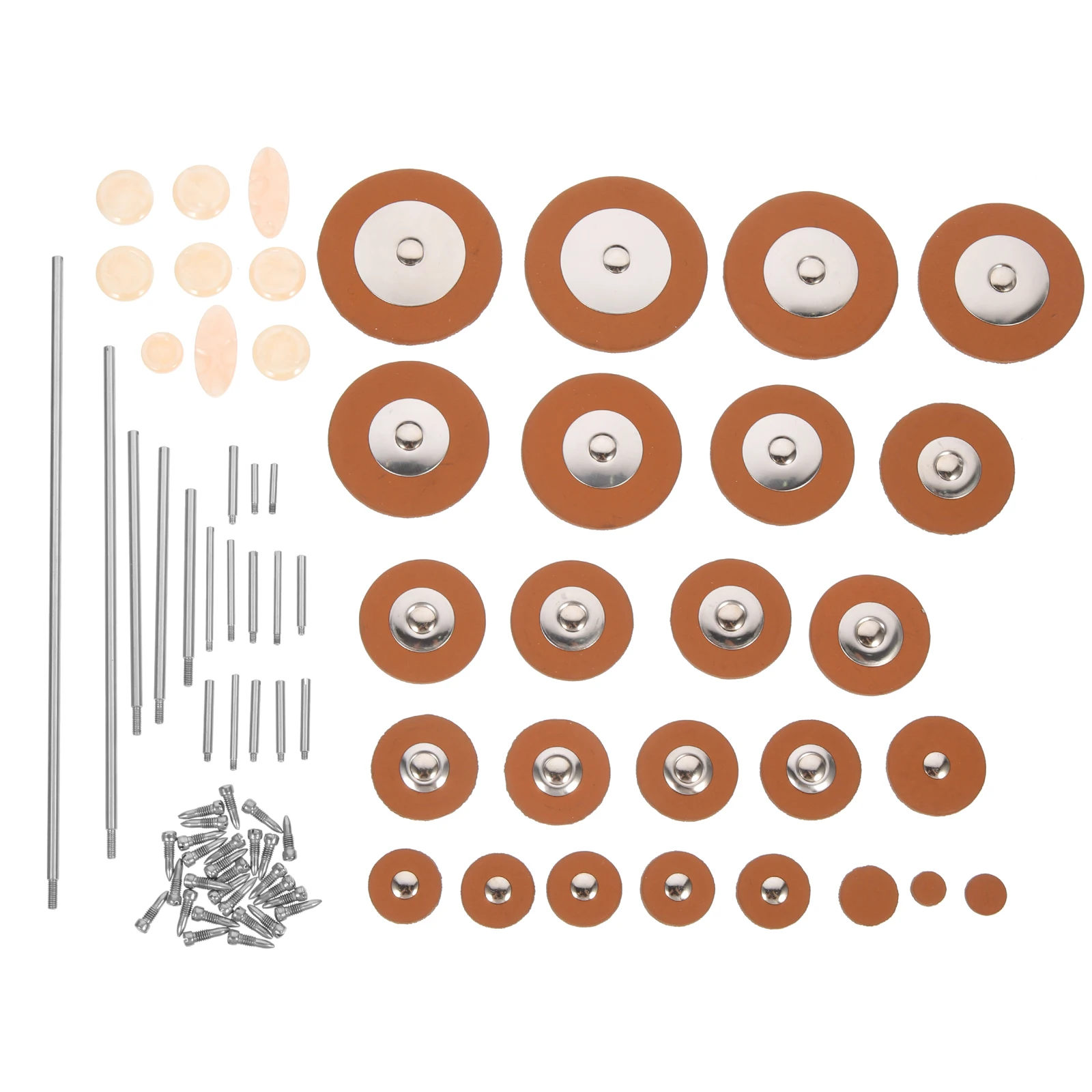 

Saxophone Repair Tool Kit Alto Sax Maintenance Parts Accessories Plastic Metal Sheepskin Sound Hole Pads Instrument Replacement