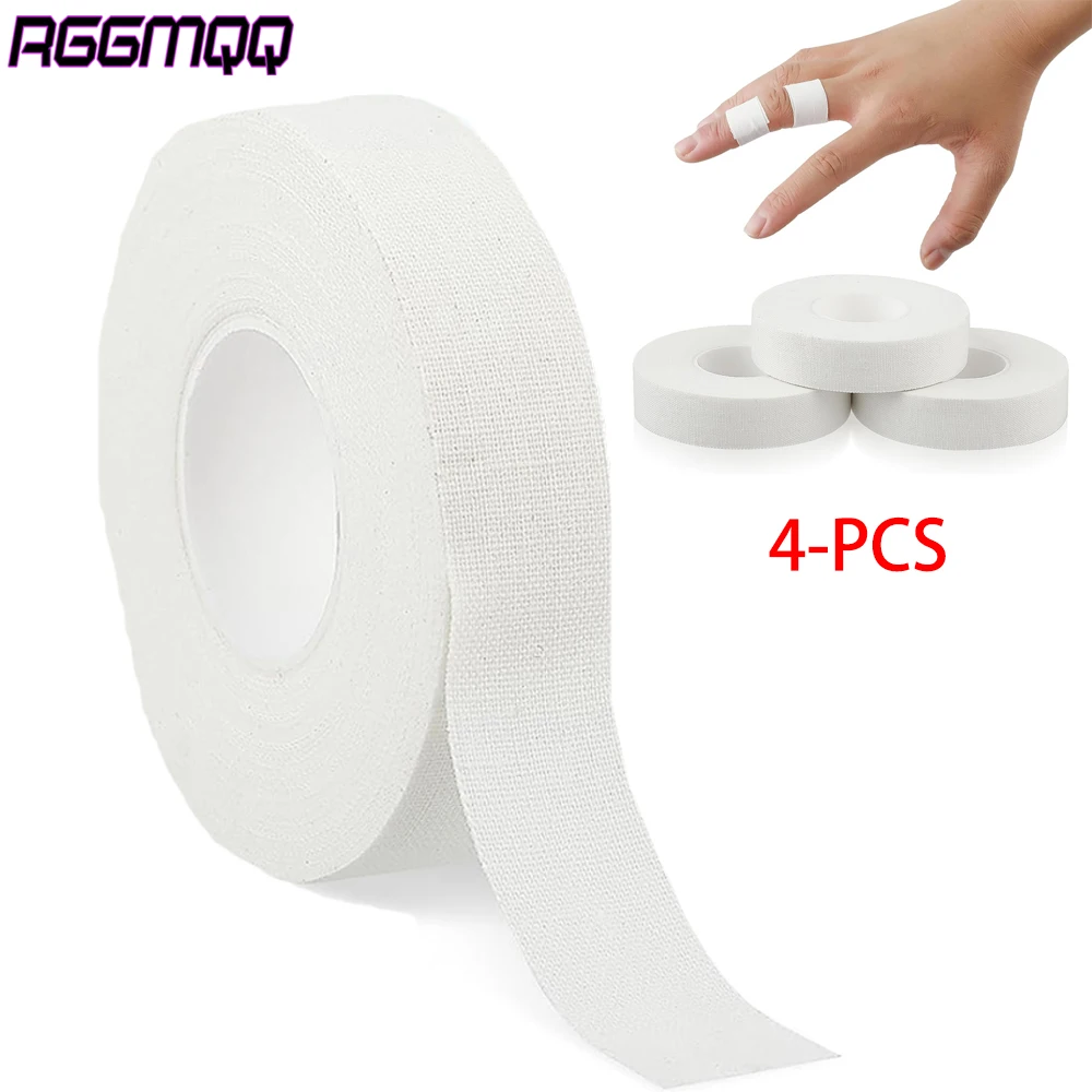 4-рулонная дышащая спортивная лента для обертывания пальцев — прочный клей и зубчатый край для бокса, скалолазания, CrossFit — липкая лента без остатков 4-рулонная дышащая спортивная лента для обертывания пальцев — прочный клей и зубчатый край для бокса, скалолазания, CrossFit — липкая лента без остатков