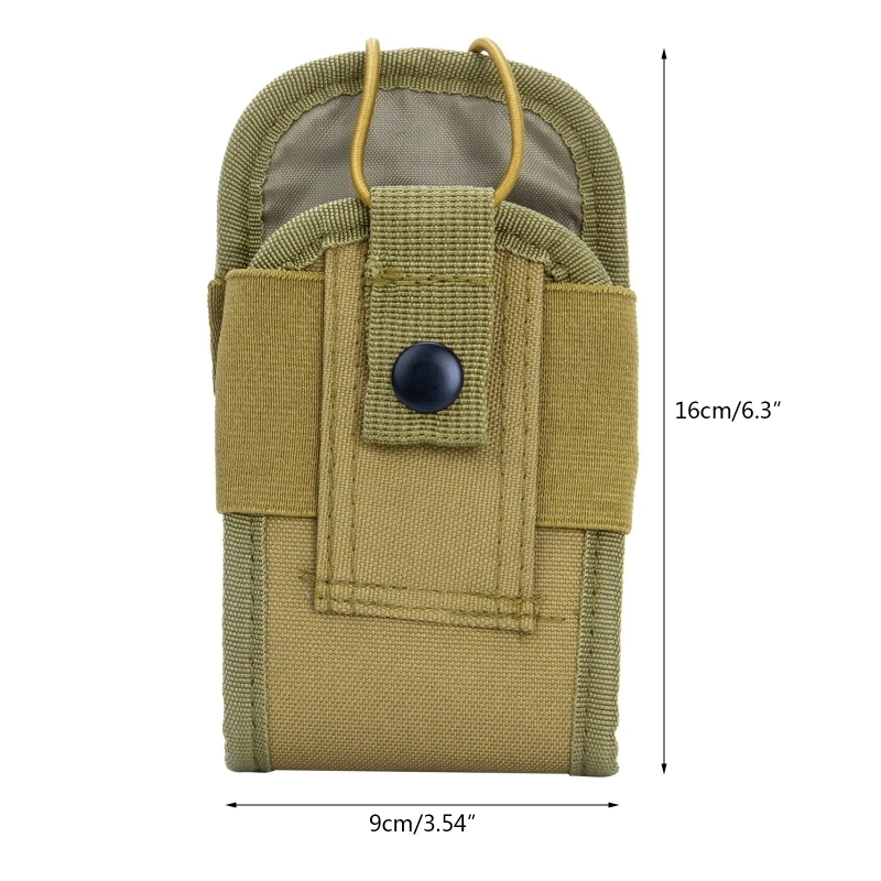 Tactische Radio Opbergtas Twee Manier Walkie Talkies Heavy Duty Pouch Interphone Case Houder Holster Verstelbare Draagtas
