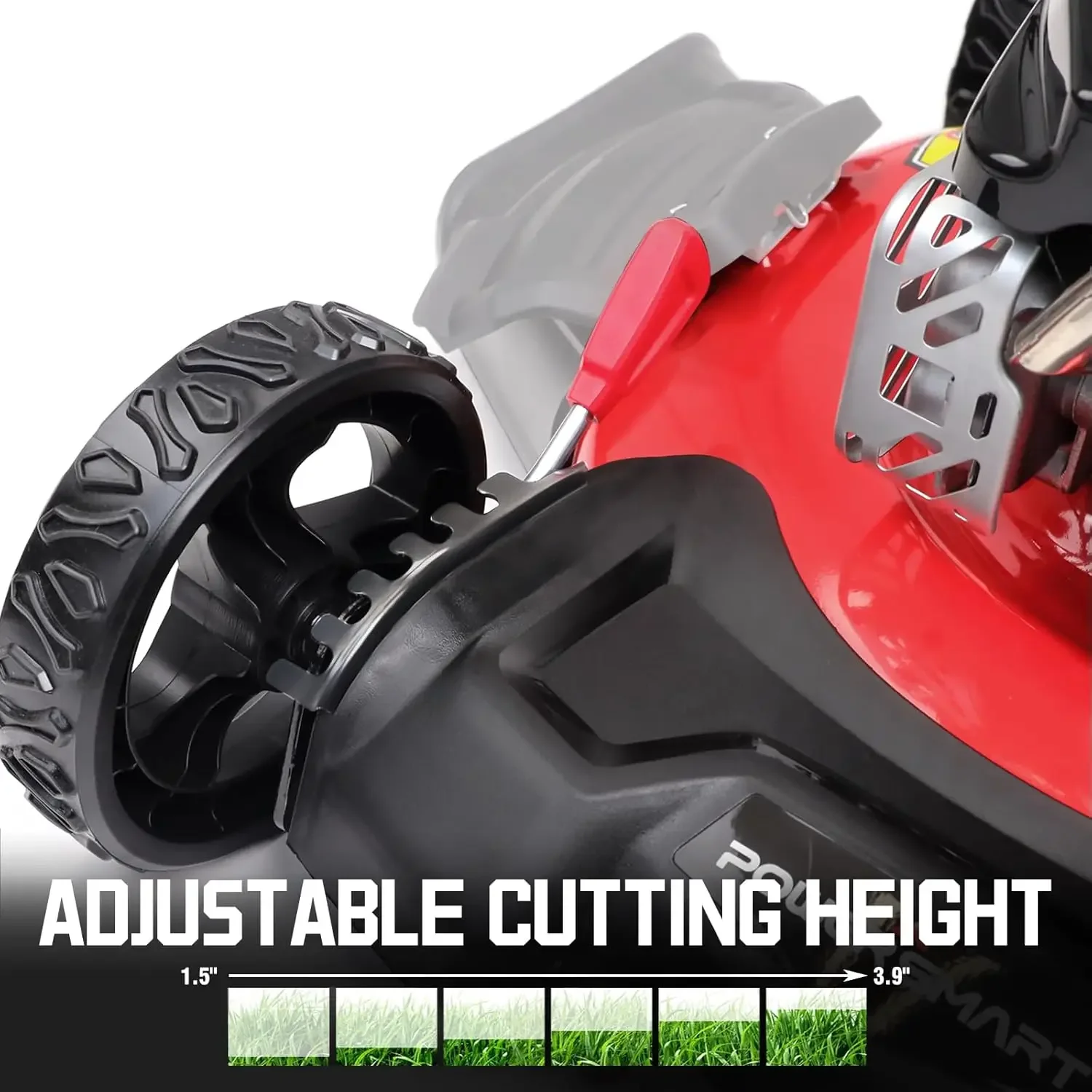 Gas Lawn Mower 21 in. 144cc 4-Cycle Engine 3-in-1 Rear Bag, Mulch and Side Discharge, 6-Position Height Adjustment