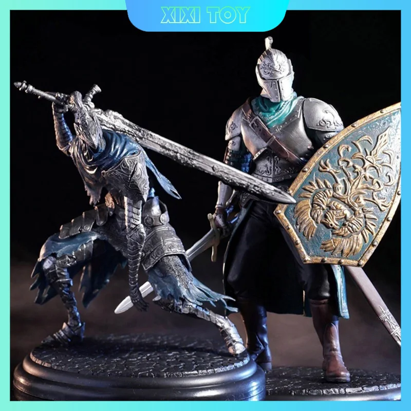 10cm Dark Souls Heroes Of Lordran Siegmeyer Black Knight Pvc Figure Collectible Toy Models Desktop Decorations Birthday Gift