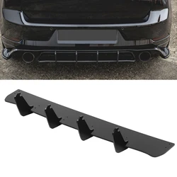 Gloss Black Maxton Style Rear Bumper Diffuser Valance For Volkswagen Golf MK7.5 GTI TCR 2017-2020