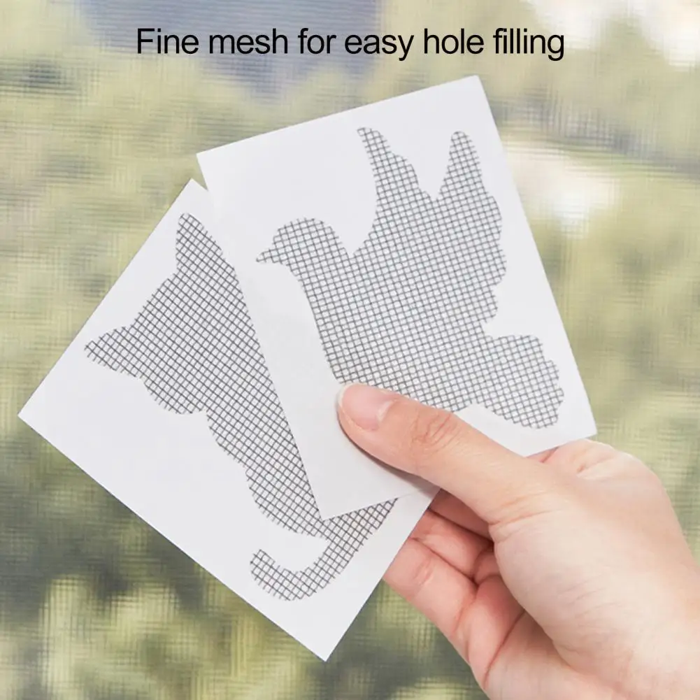 Eco-friendly Window Mesh Adhesive Transparent Renovating Durable Window Screen Broken Hole Repairing Patch