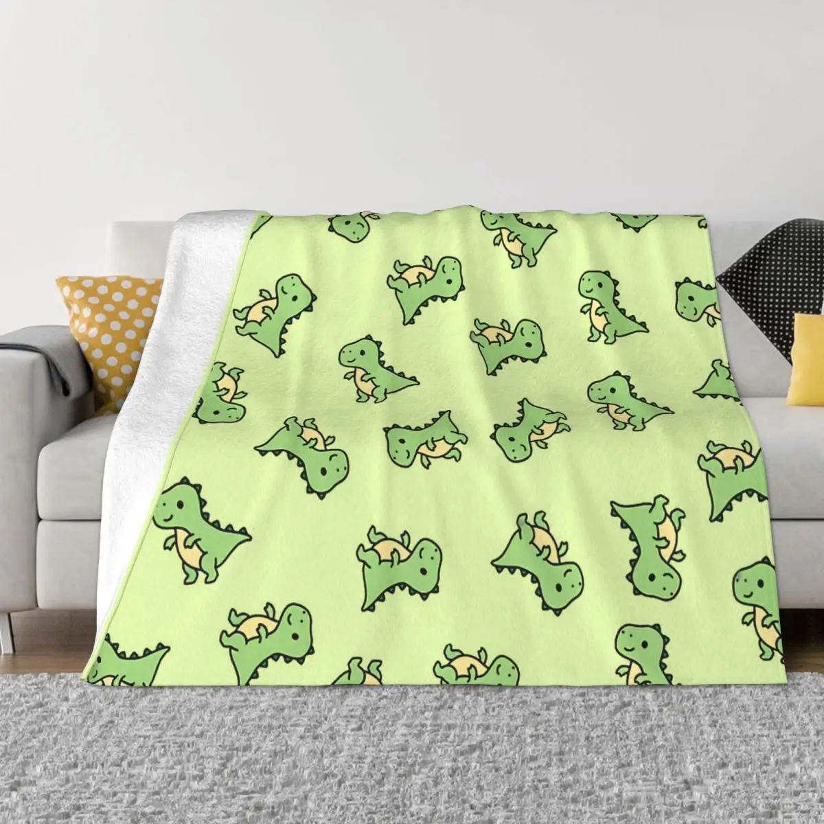 Dinosaurs Blanket Flannel Spring Autumn T. Rex Warm Throws For Winter Bedding